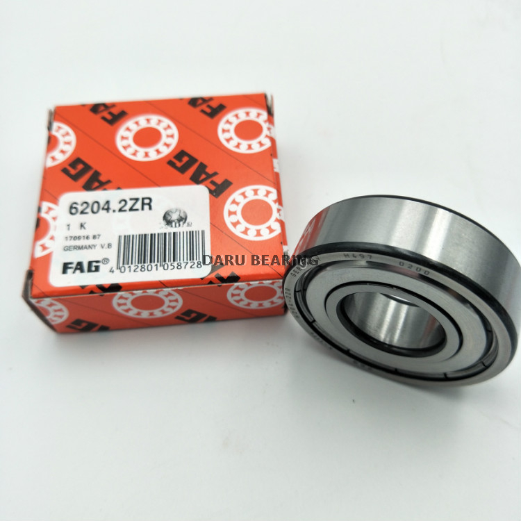 Original FAG 6204-2ZR Deep Groove Ball Bearing 6204-2RS