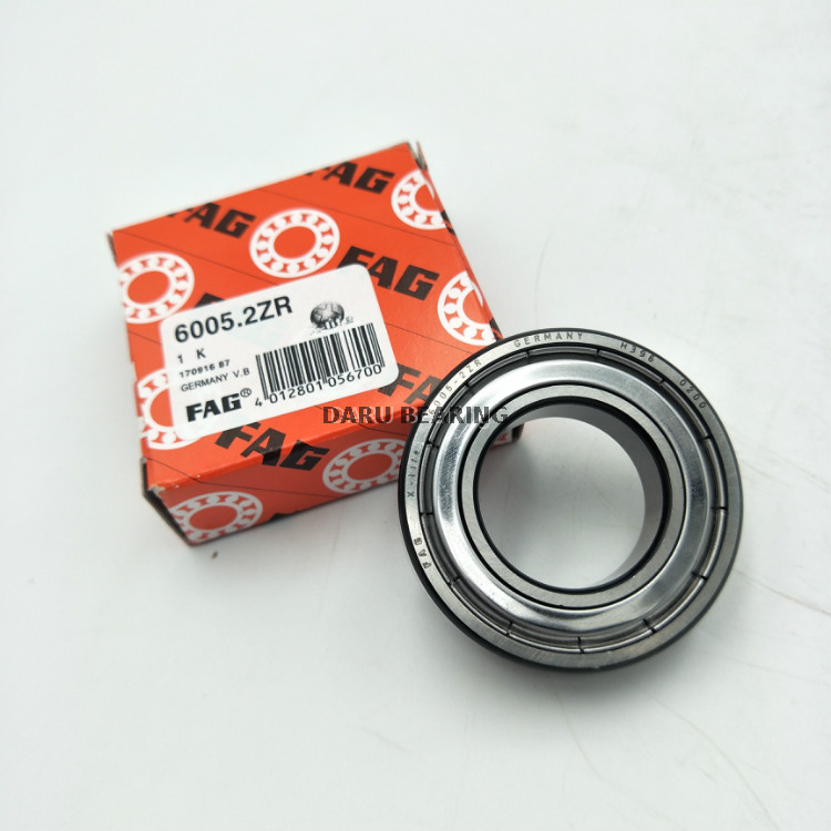 FAG deep groove ball bearing 6005 6006 6007 6008 6009 2RS 6005-2ZR 105 size 25X47X12mm