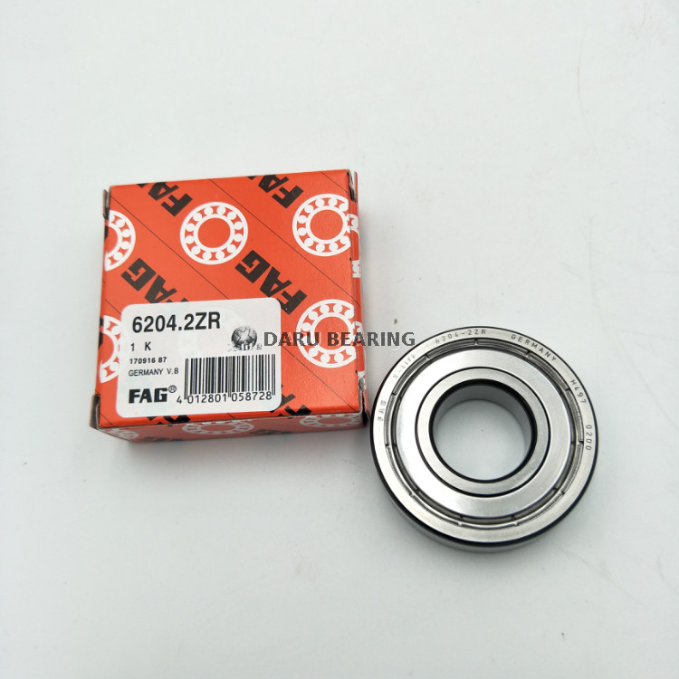 Original FAG 6204-2ZR Deep Groove Ball Bearing 6204-2RS