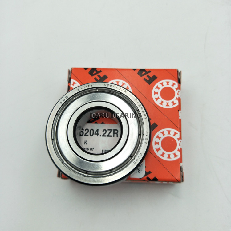 Original FAG 6204-2ZR Deep Groove Ball Bearing 6204-2RS