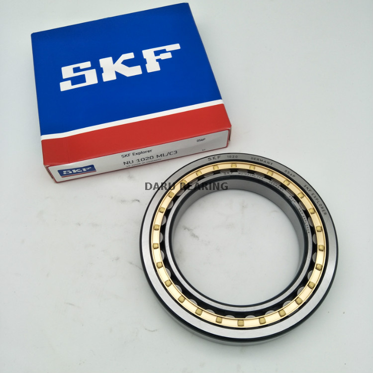 SKF Cylindrical Roller Bearing NU1020ML/C3